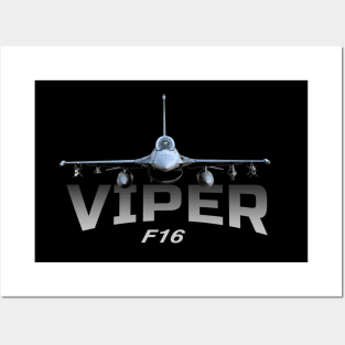 F-16 Viper Fighting Falcon Jet Fighters Posters and Art